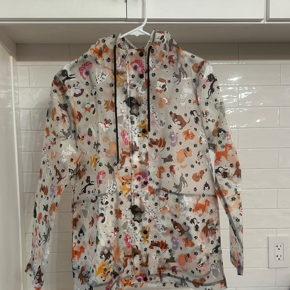 Disney Dogs Colorful  Print Raincoat